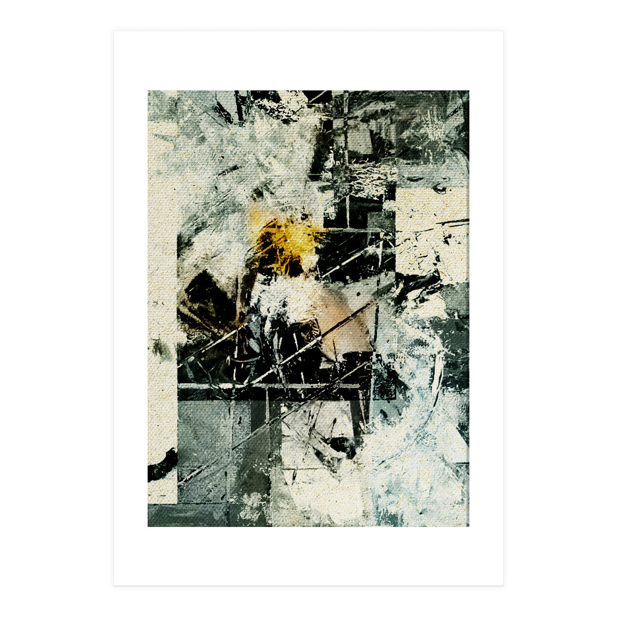 Lighthouse In Storm (Print Only)