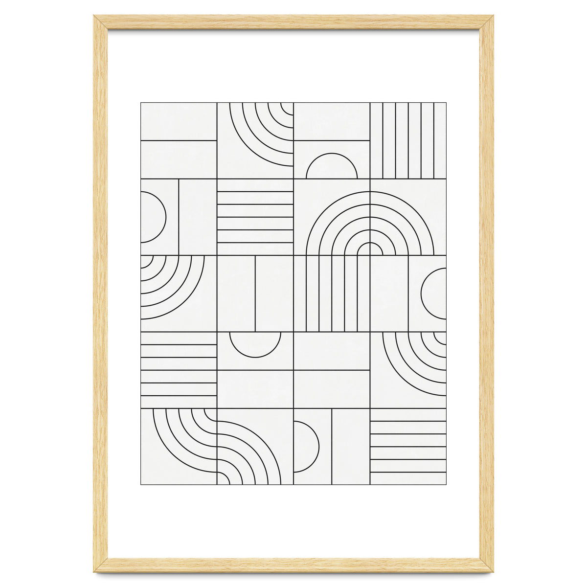 My Favorite Geometric Patterns No.19 - White