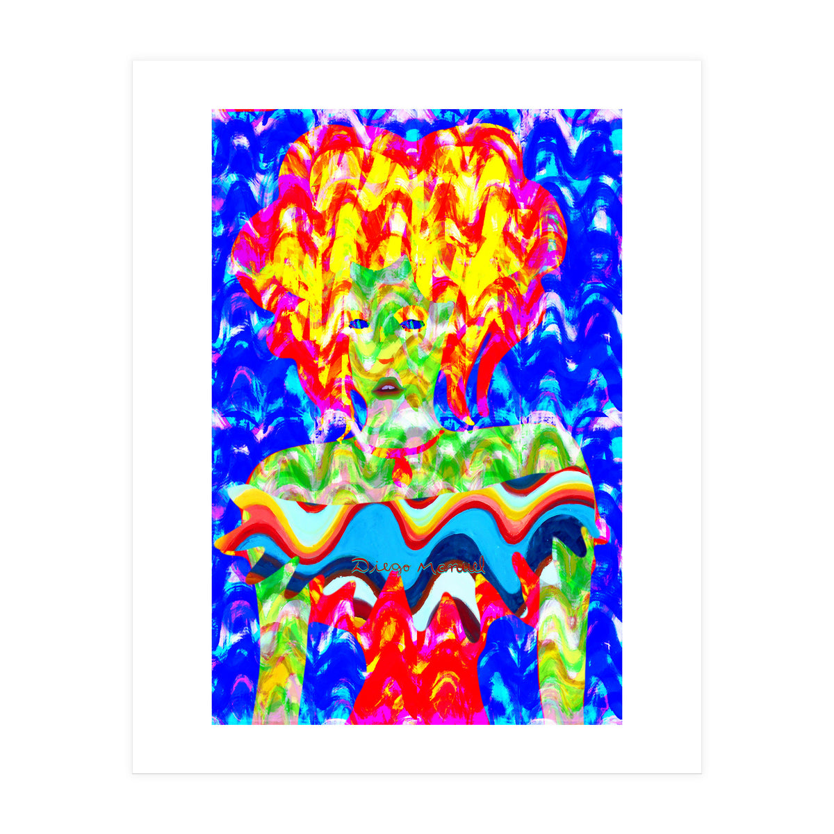 Pop Abstract girl (Print Only)