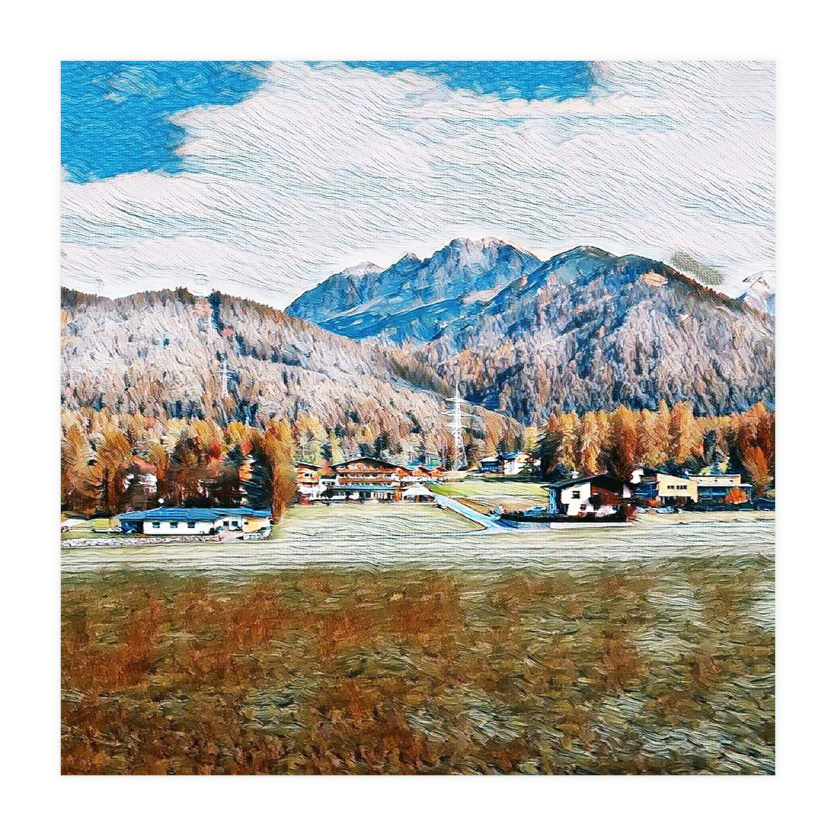 Trentino Alto Adige, Italy. (Print Only)