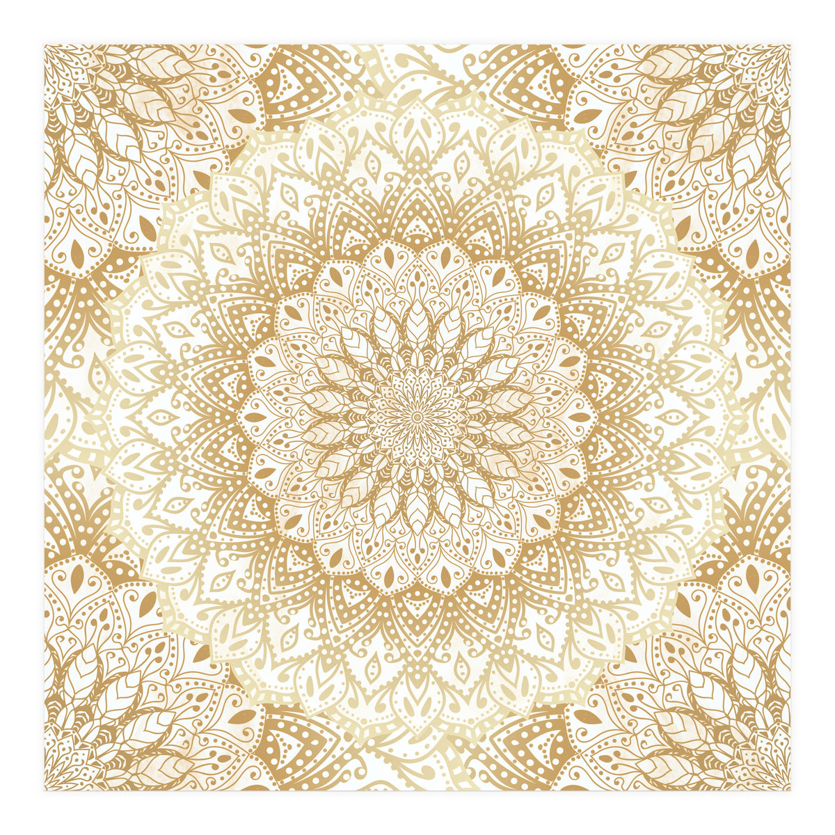 Mandalas For May Gold (Print Only)