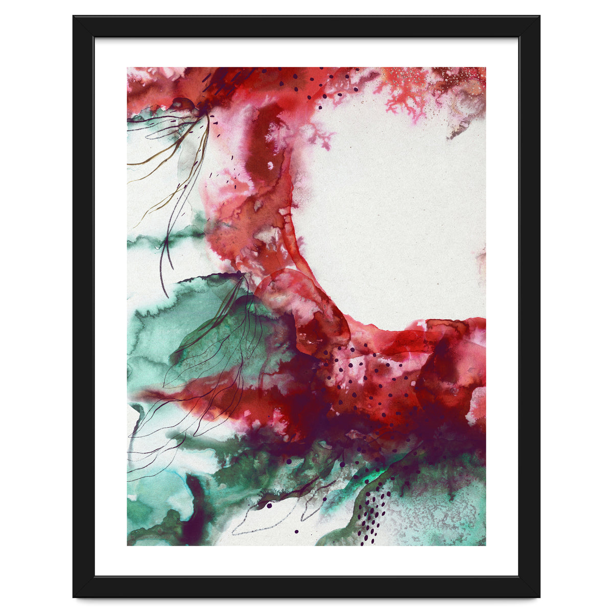 Abstract floral explosion