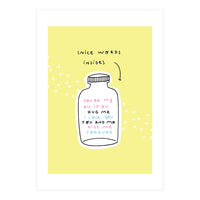 Nice Words Inside  (Print Only)