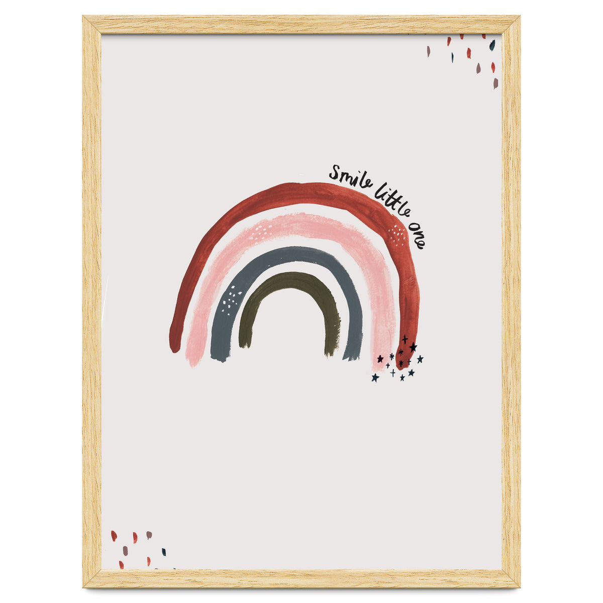 Smile Little One Rainbow Portrait