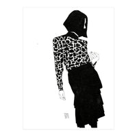 Untitled #39 - Woman in animal print (Print Only)
