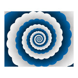 Blue Modern Floral Interior Design (Print Only) thumbnail