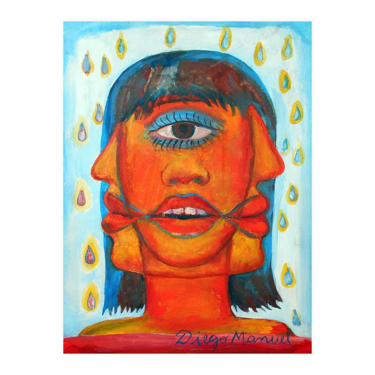 Cabeza De Mujer 4 Nueva (Print Only)