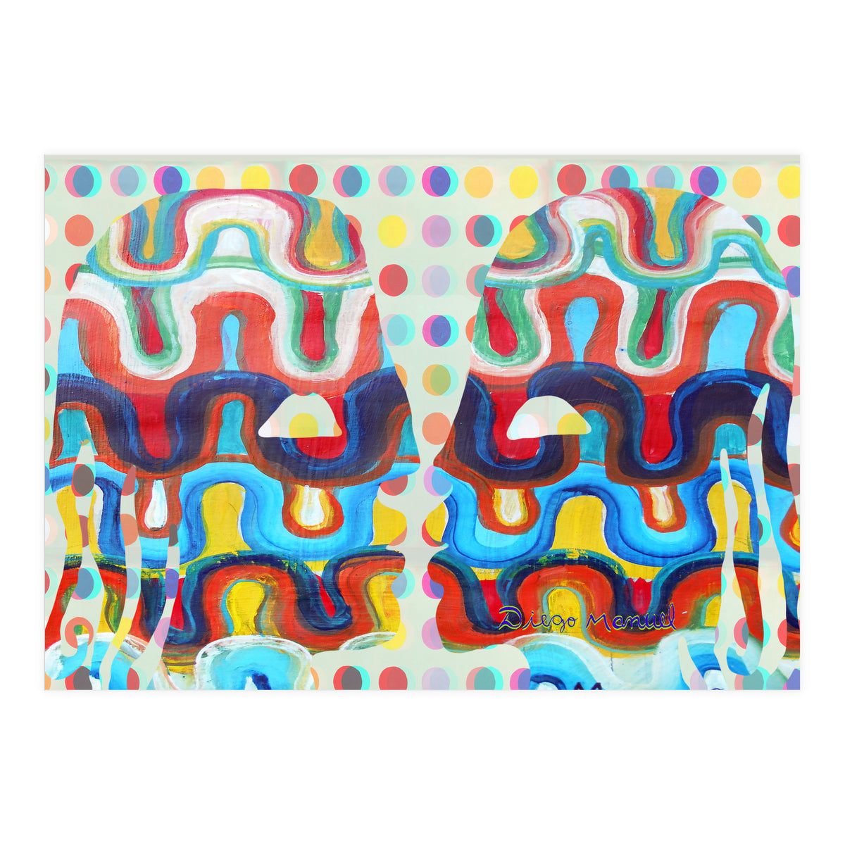 Abstracto Pop Nuevo B7 (Print Only)