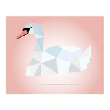 Swan Low Poly Art (Print Only) thumbnail
