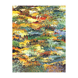 Autumn Forest, Nature Jungle Painting, Botanical Plants Abstract Illustration, Contemporary Modern Boho (Print Only) thumbnail