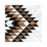 Urban Tribal Pattern No.9 - Concrete and Wood (Print Only) thumbnail