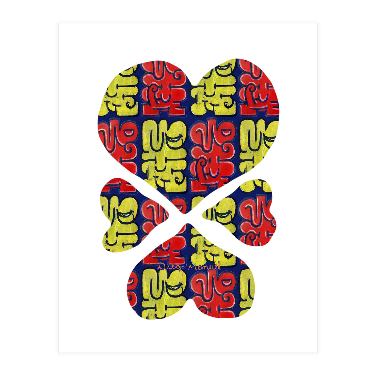 4 Corazones 4 (Print Only)