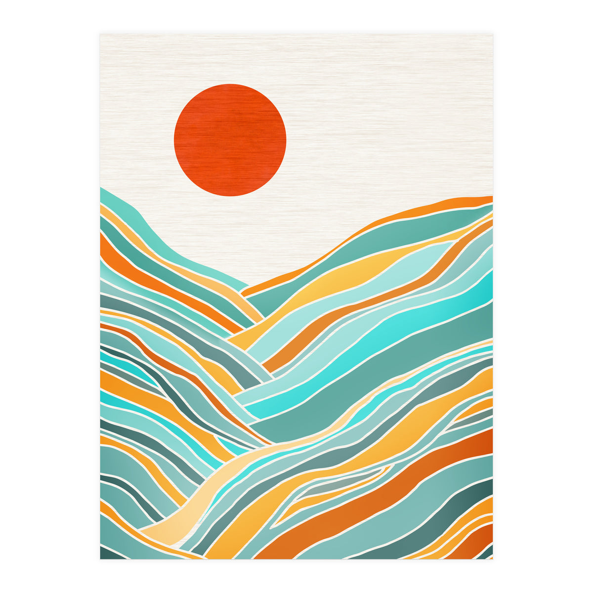 Sunset Landscape (Print Only)