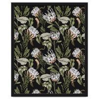 Dark pattern botanical boho