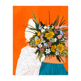 Happiness Is To Hold Flowers In Both Hands (Print Only) thumbnail