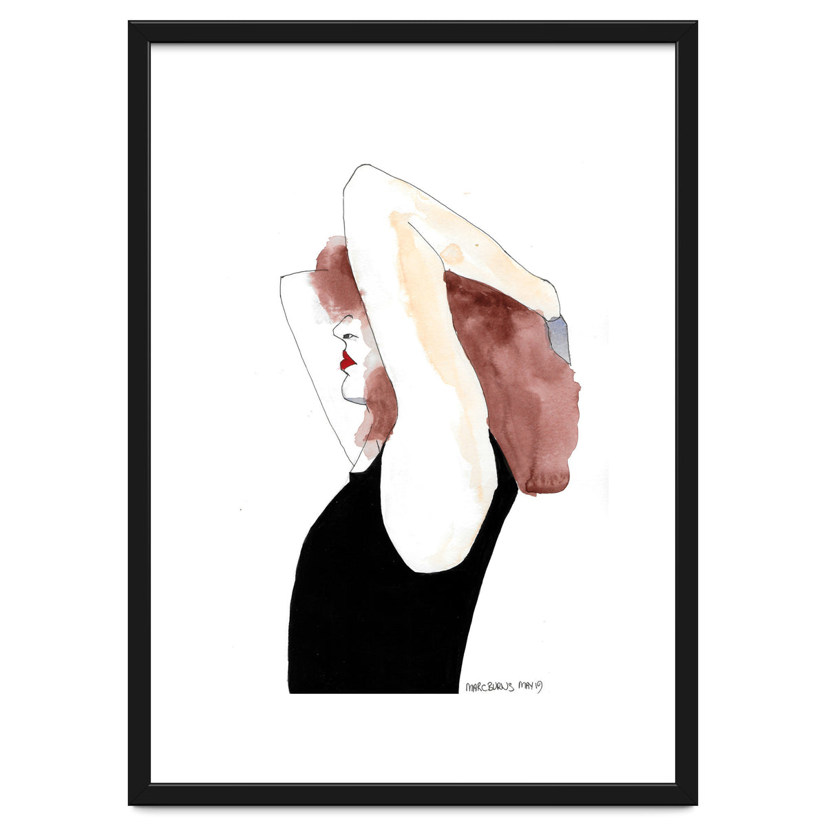 Untitled #6 - Woman in a black vest