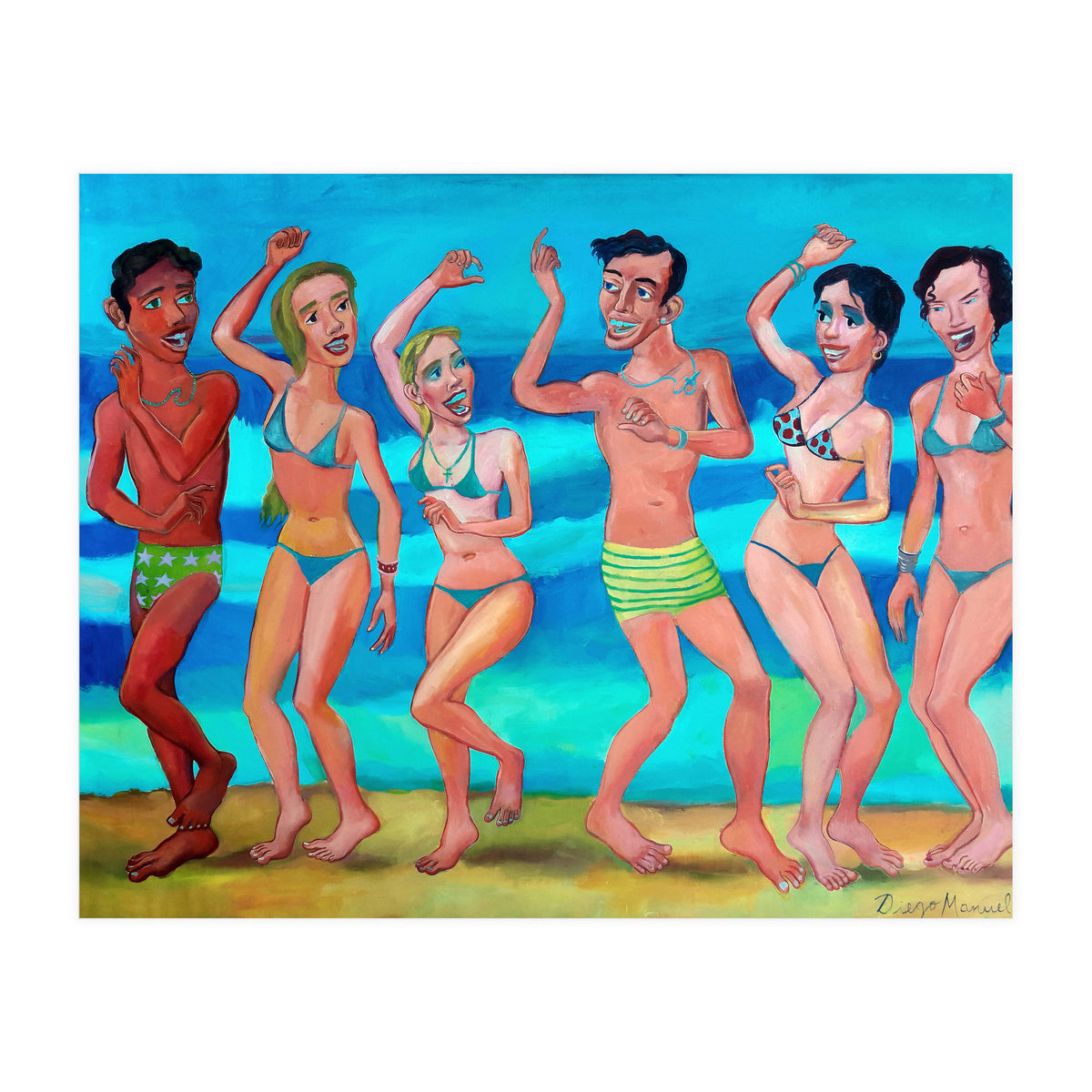 Punta Mogotes Beach (Print Only)