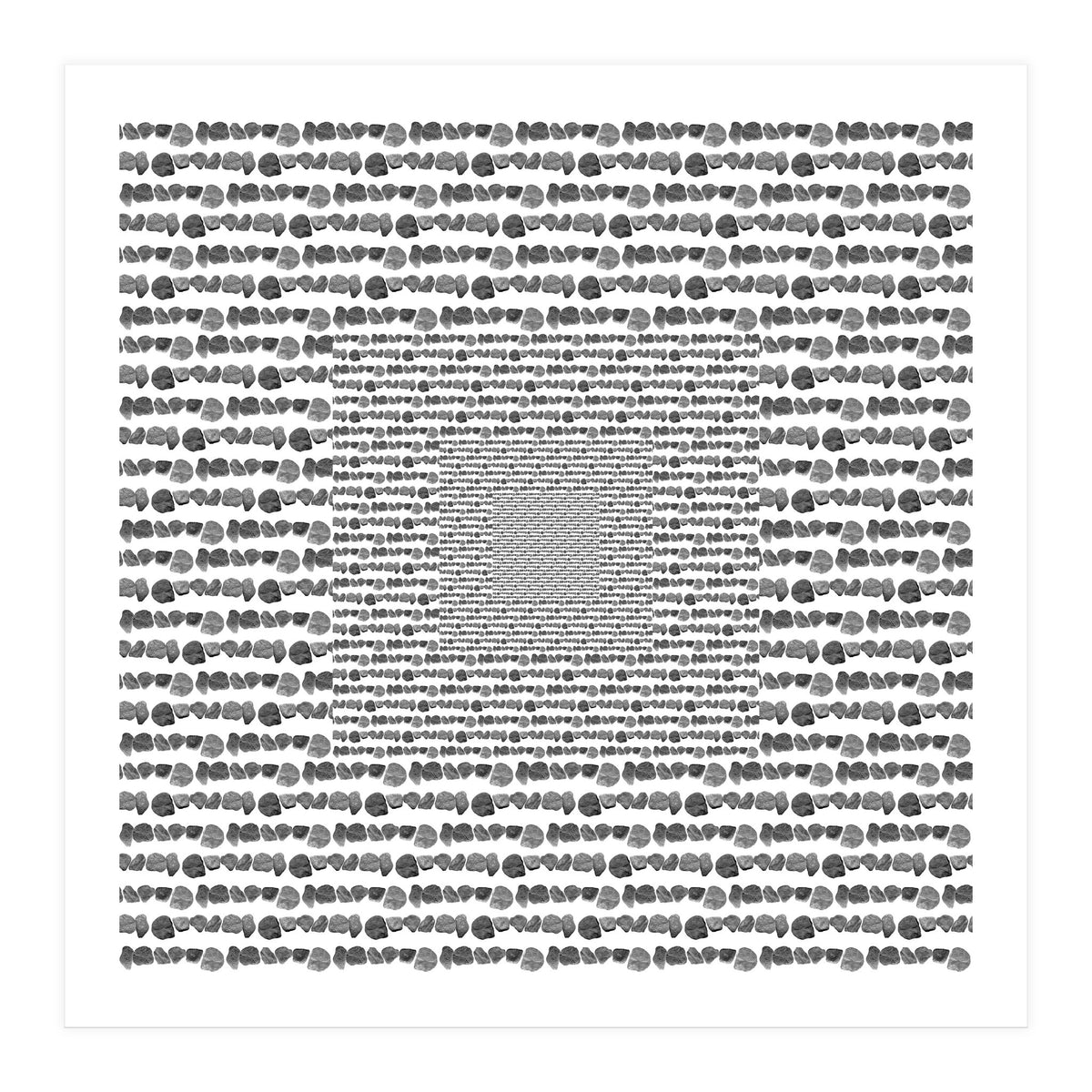 Squares with stones (Print Only)