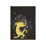 Vintage Cosmos: Golden Dragon (Print Only) thumbnail
