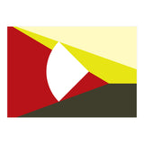 Geometric Shapes No. 13 - red, brown & yellow (Print Only) thumbnail