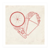 Love Bike Red (Print Only) thumbnail