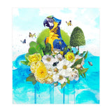 Floral Parrot  (Print Only) thumbnail
