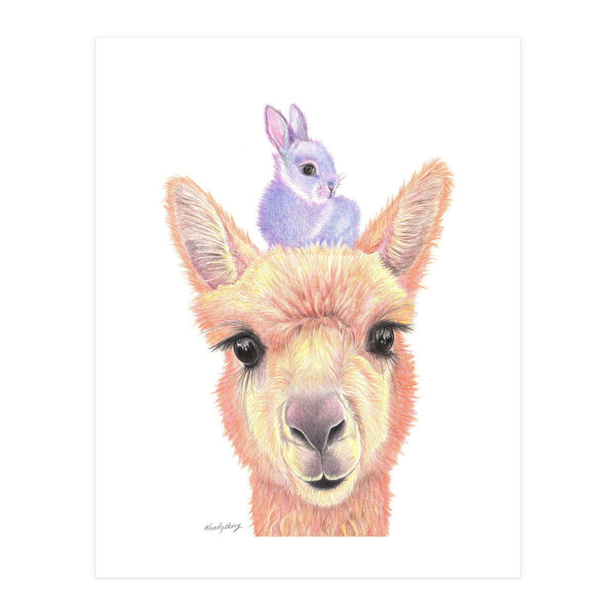 Alpaca and Bunny (Print Only)
