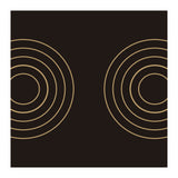 Golden circles | abstract minimal (Print Only) thumbnail