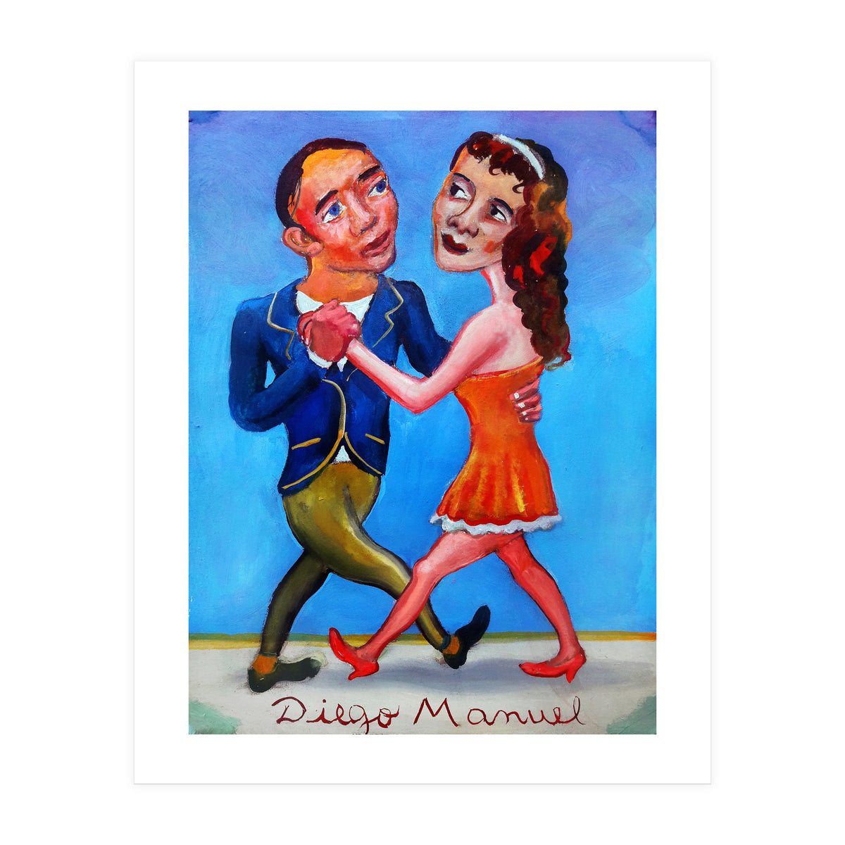 Pareja De Tango 2 (Print Only)