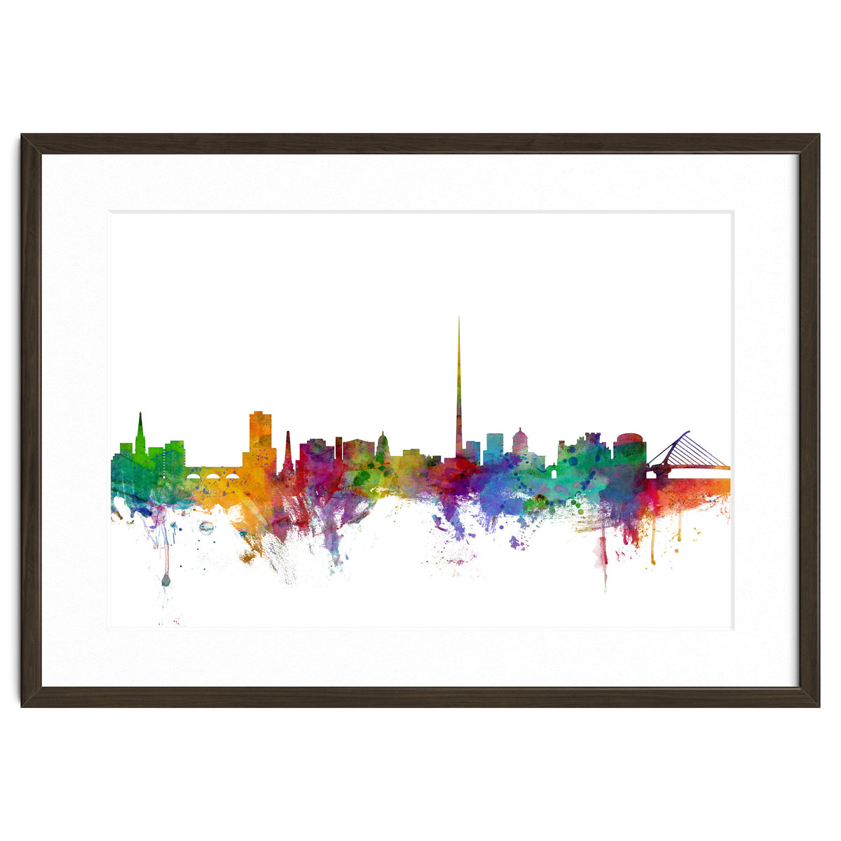 Dublin Ireland Skyline