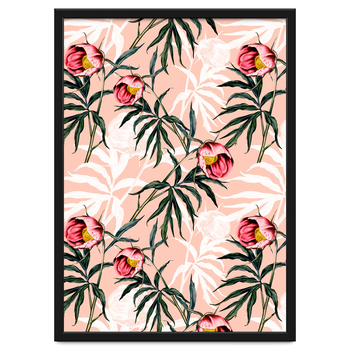 Flowery blooming pink