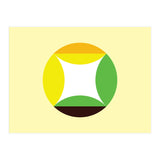 Geometric Shapes No. 21 - yellow, green & orange (Print Only) thumbnail