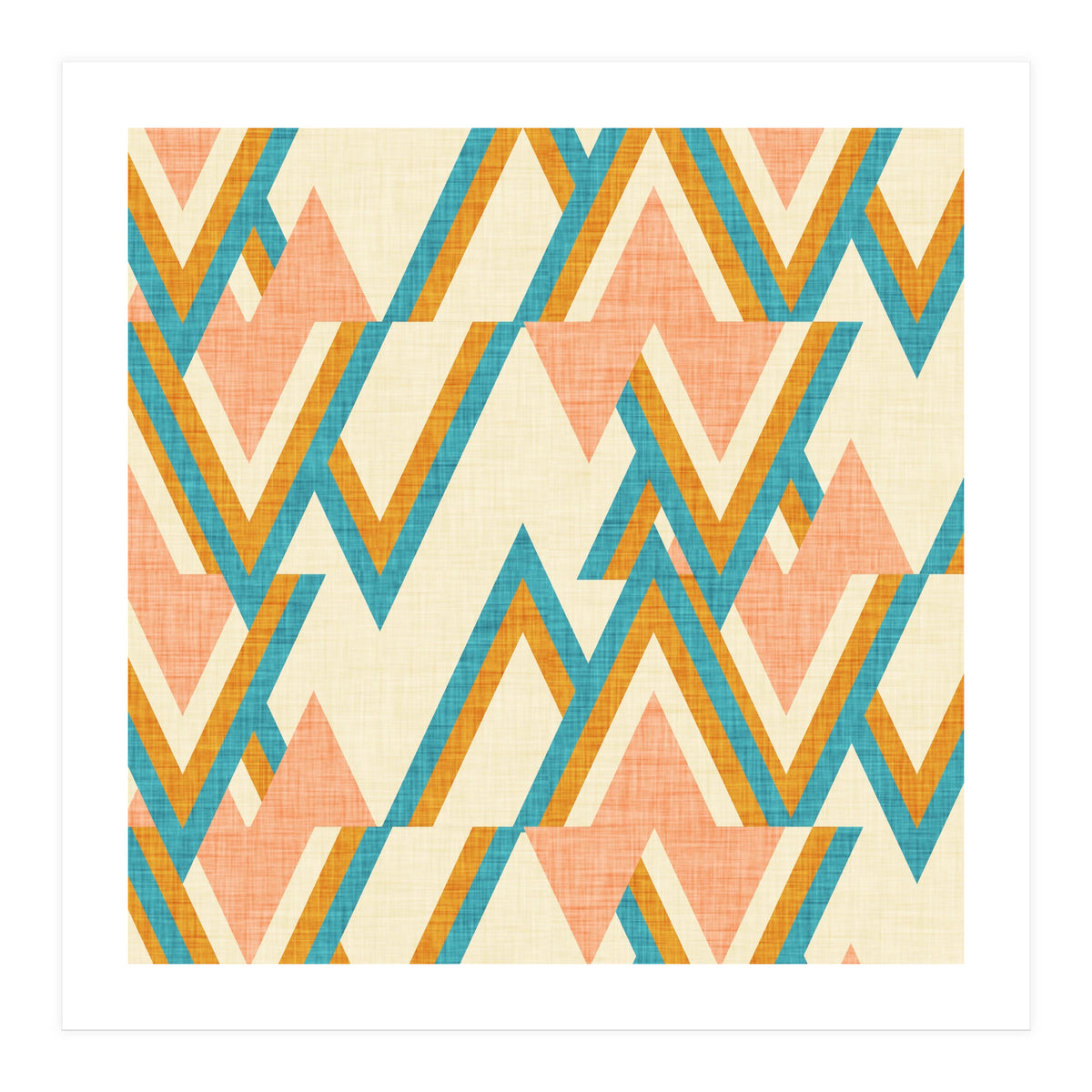 New Mid Mod Woods Pearl  (Print Only)