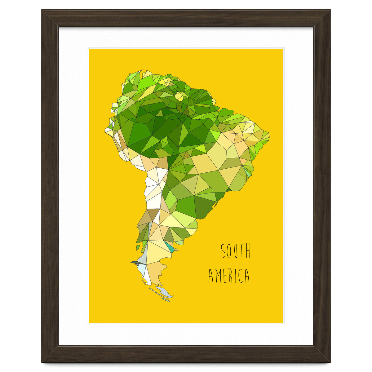 SOUTH AMERICA – Yellow