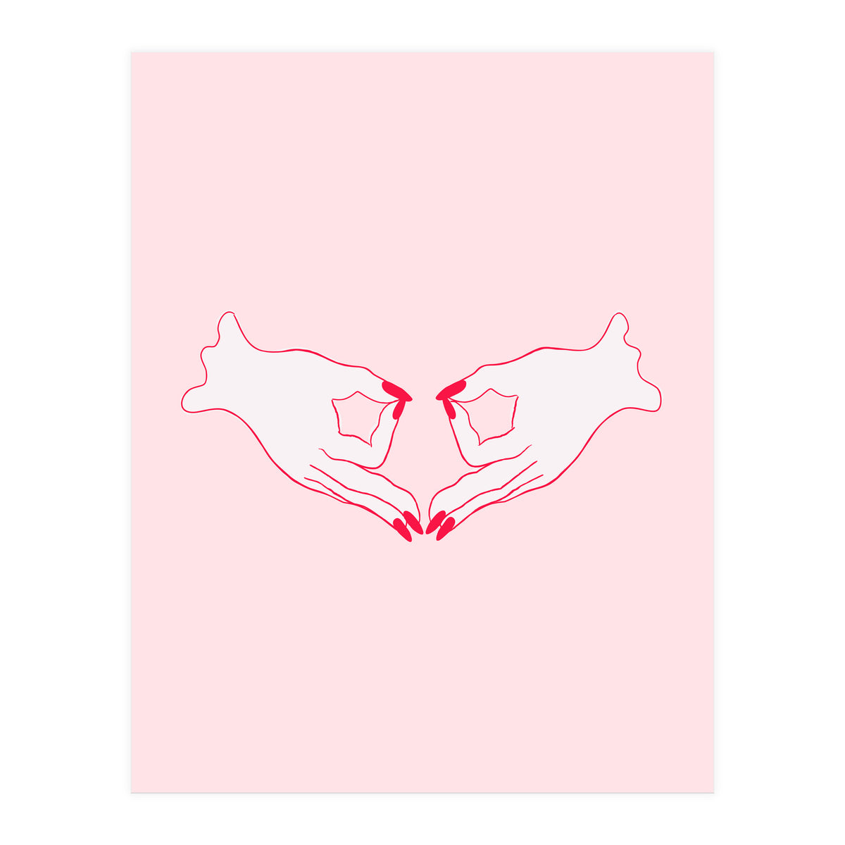 Feminist gang sign (Print Only)