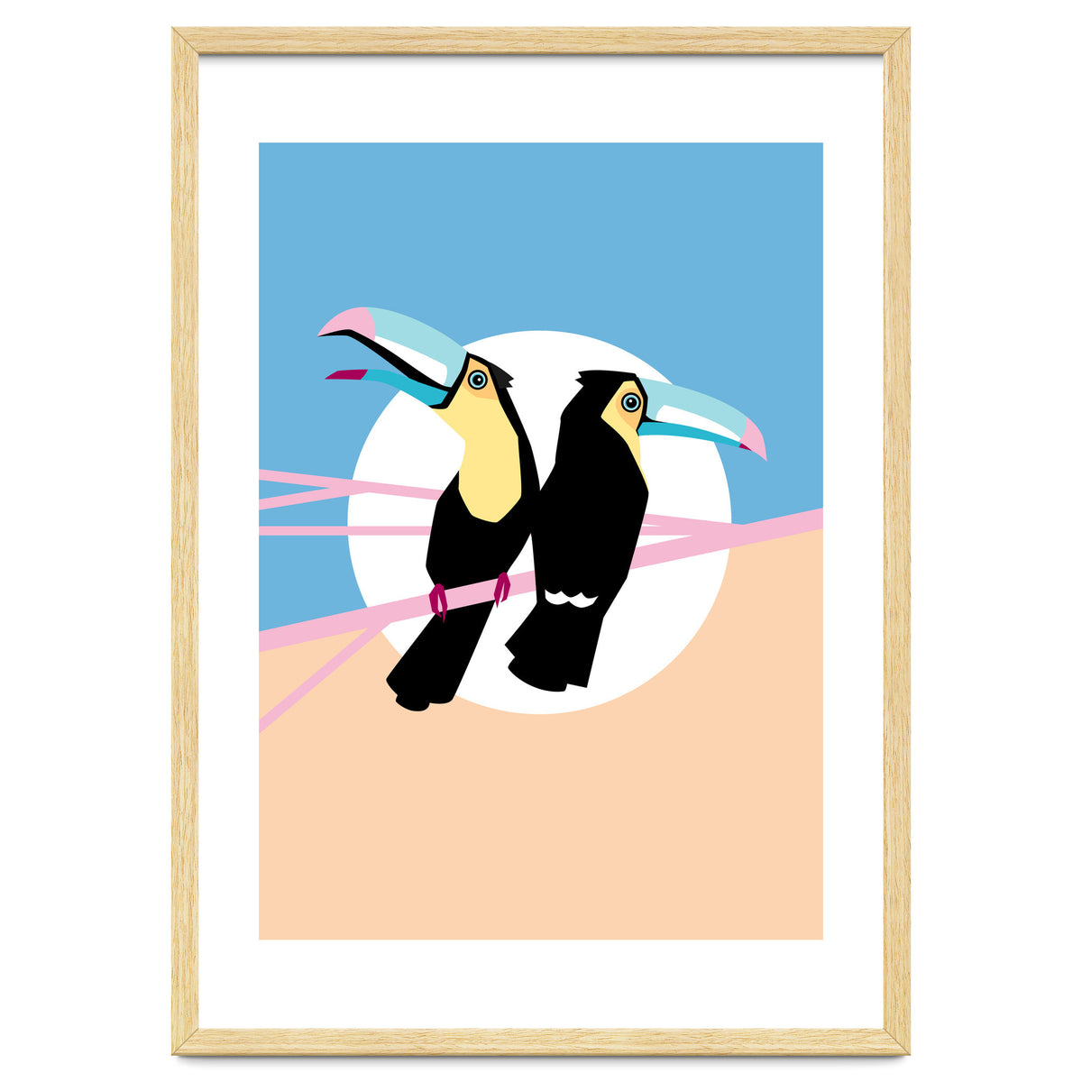 Pastel Toucans