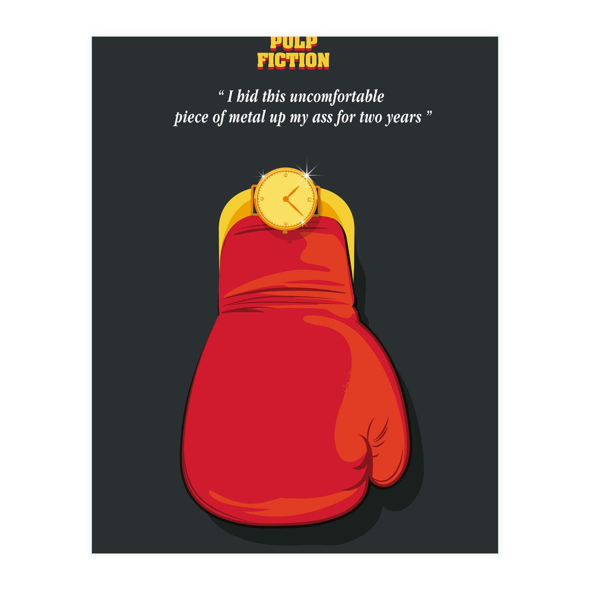 Butch Pulp Fiction movie poster (Print Only)