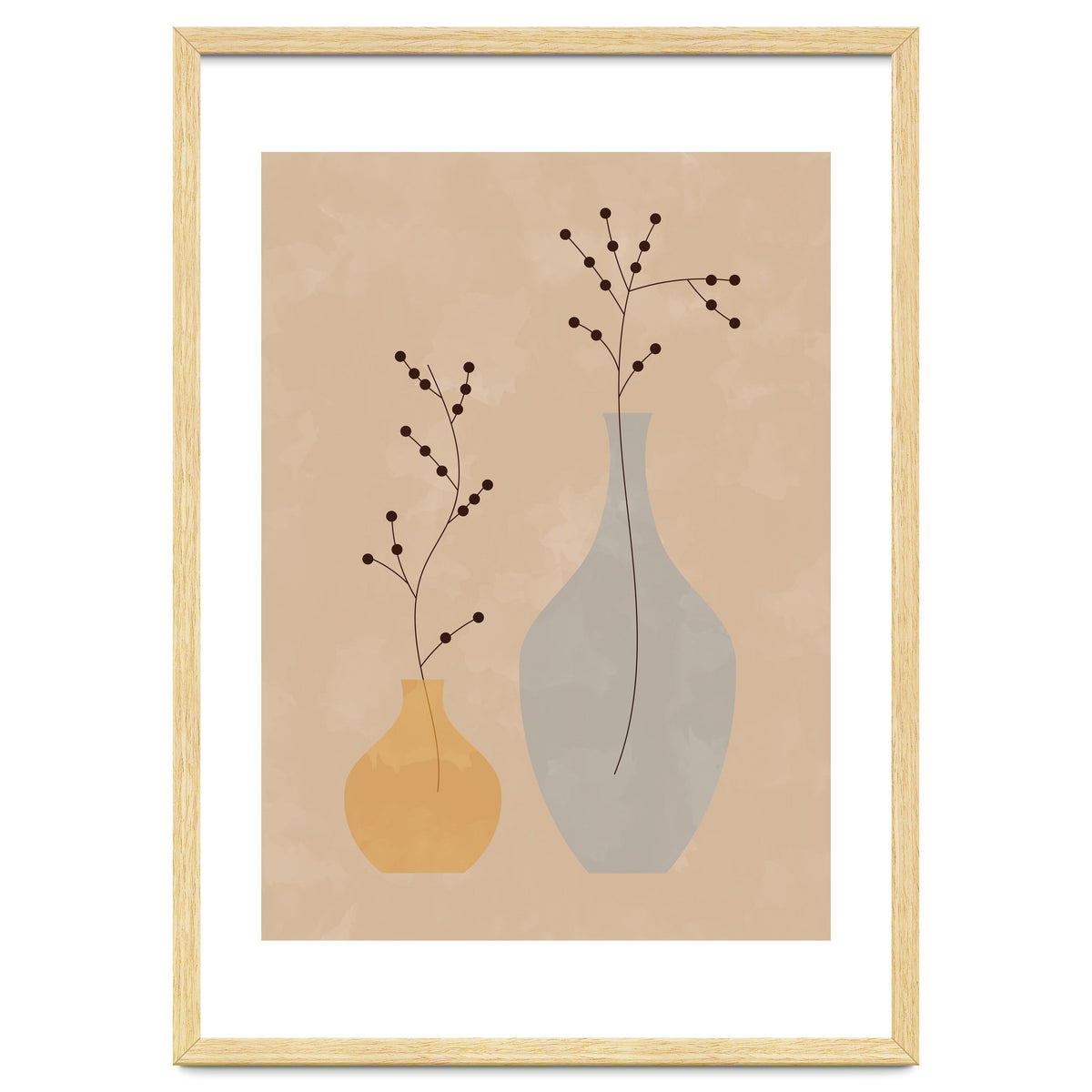 Mid Century Boho Pottery