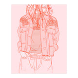 Pink Jeans Jacket  (Print Only) thumbnail