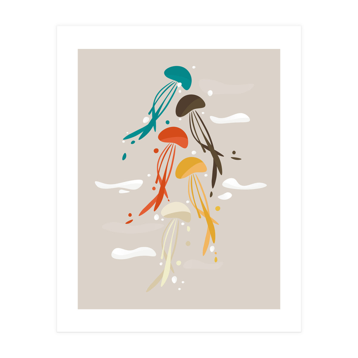 Jellyfish ascend the sky (Print Only)