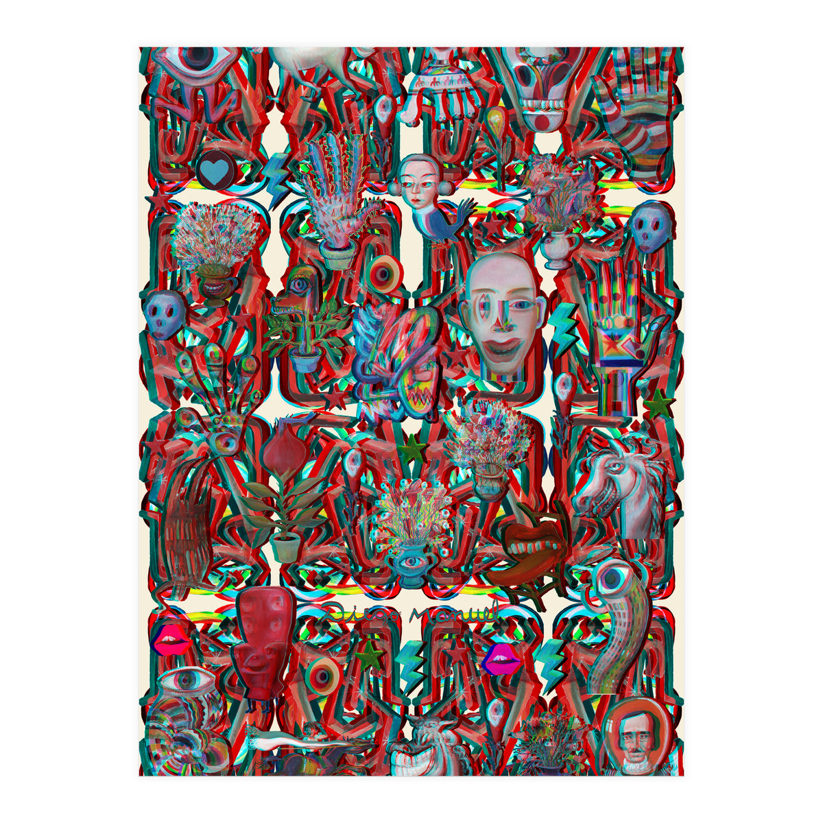 Formas 14 34 3d And Pop (Print Only)