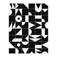 My Favorite Geometric Patterns No.18 - Black (Print Only)