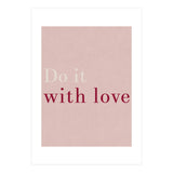 Do It With Love, Pink (Print Only) thumbnail