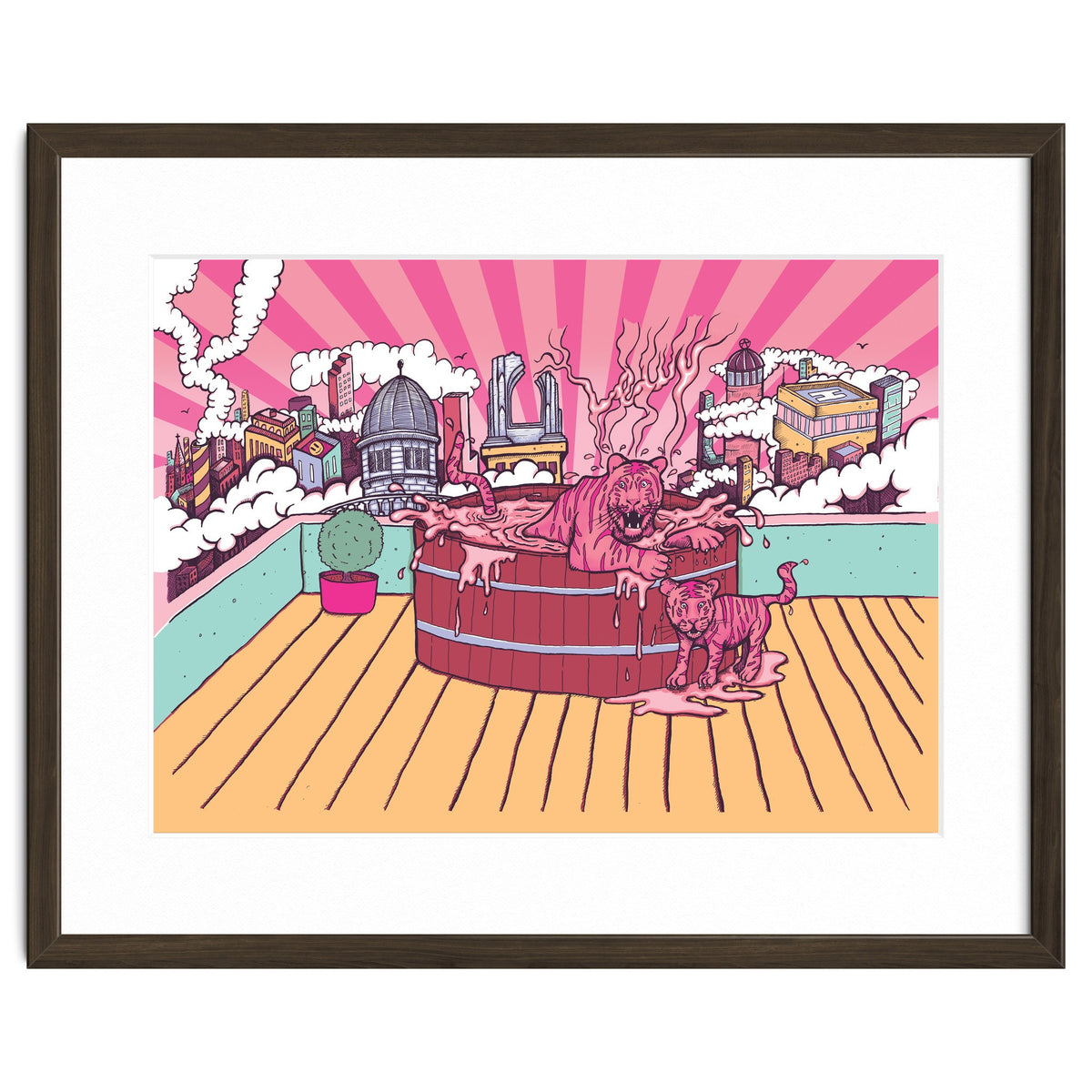 Strawberry Tigers Rooftop Jacuzzis Abbeydale Brewery x Lewy  12.4% ABV Strawberry, Chocolate, Smoked, Cherry Wood-chipped, Imperial Dessert Stout.