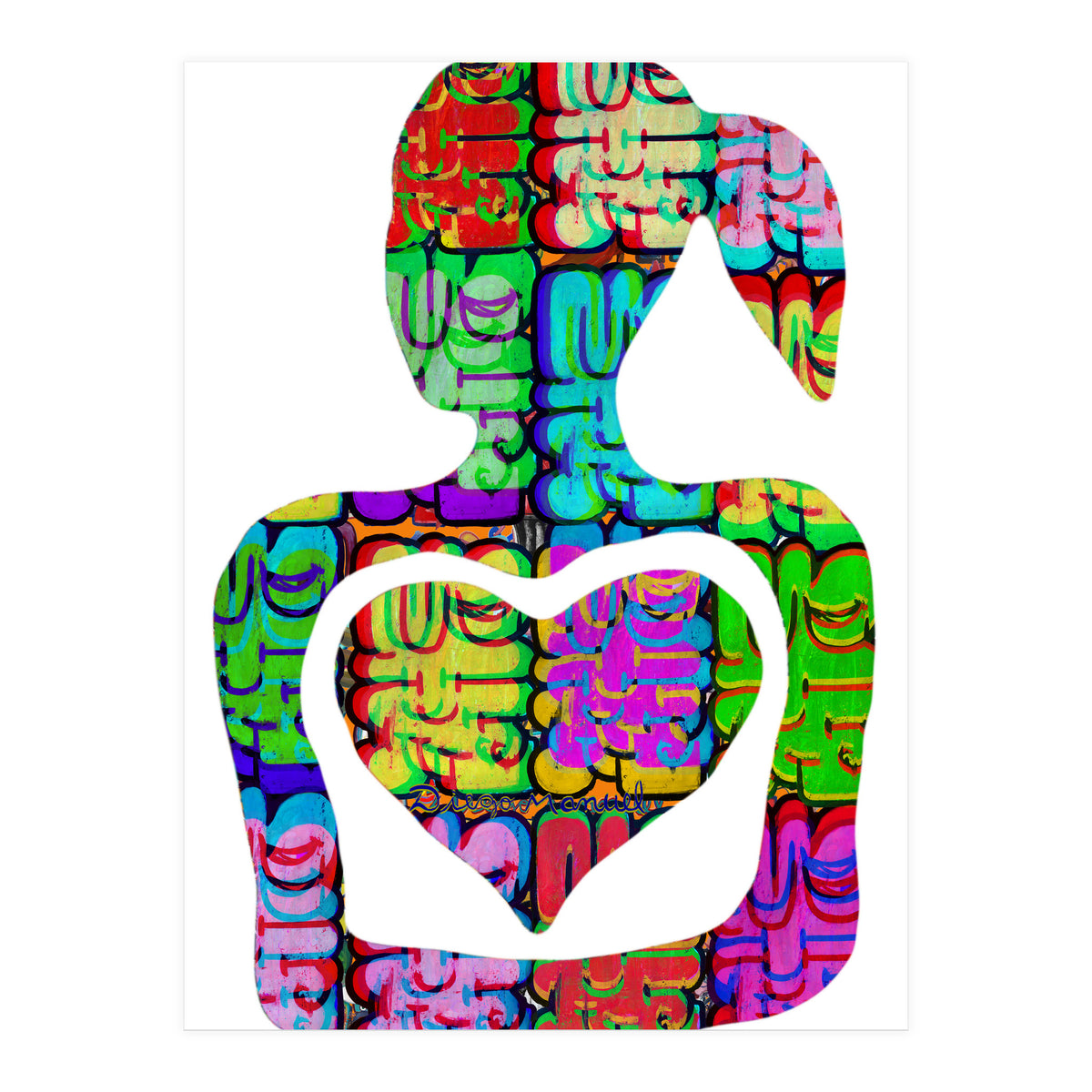 Mujer Digital 3 2  (Print Only)