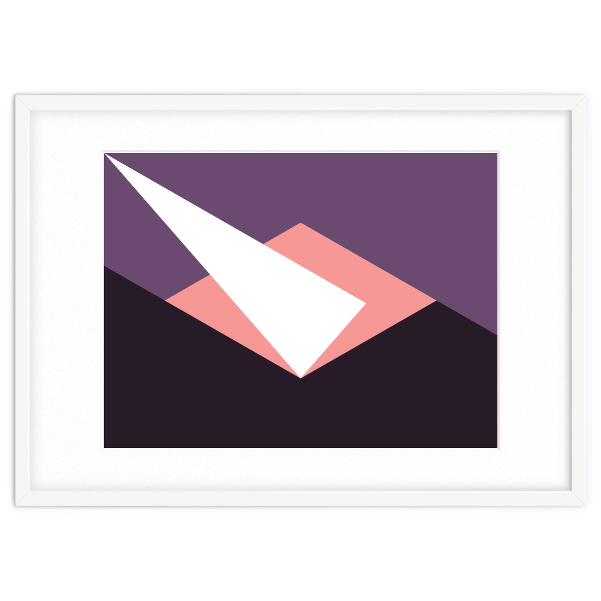 Geometric Shapes No. 59 - pink & purple