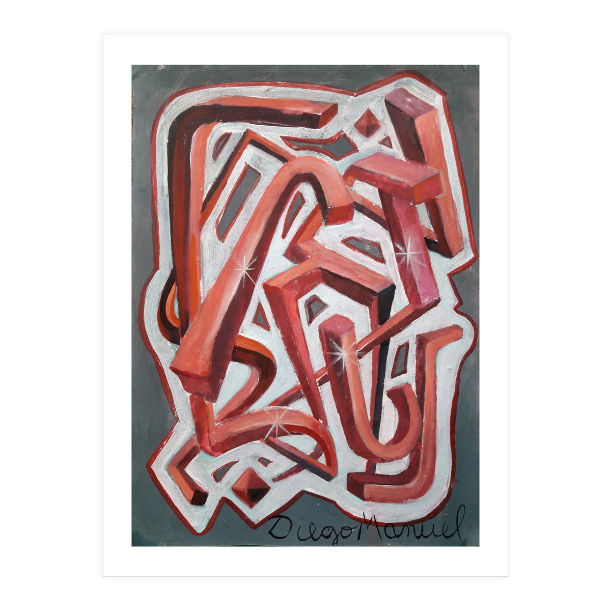 Formas En El Espacio 34 (Print Only)