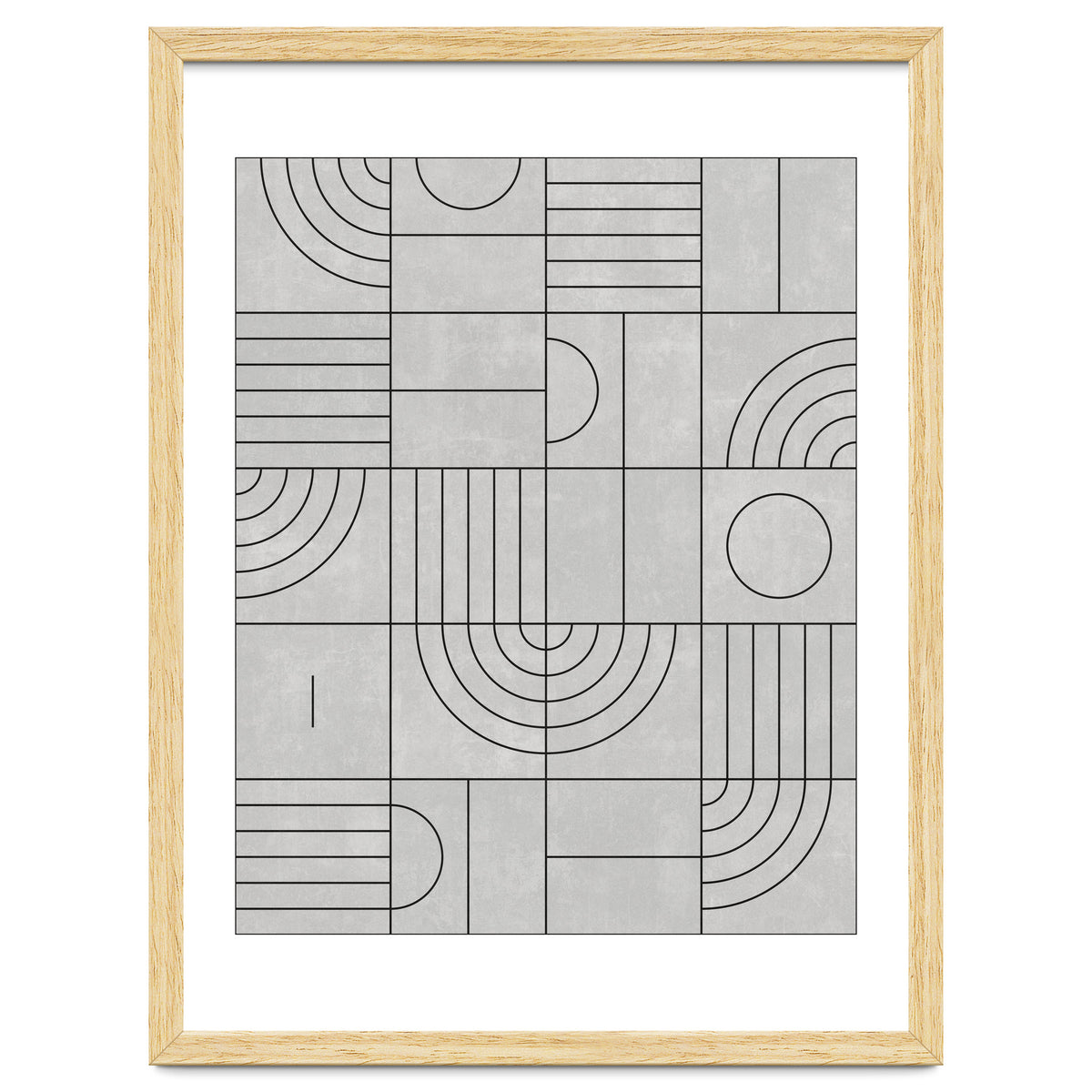My Favorite Geometric Patterns No.21 - Grey