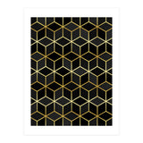 Colorful and golden pattern IV (Print Only) thumbnail