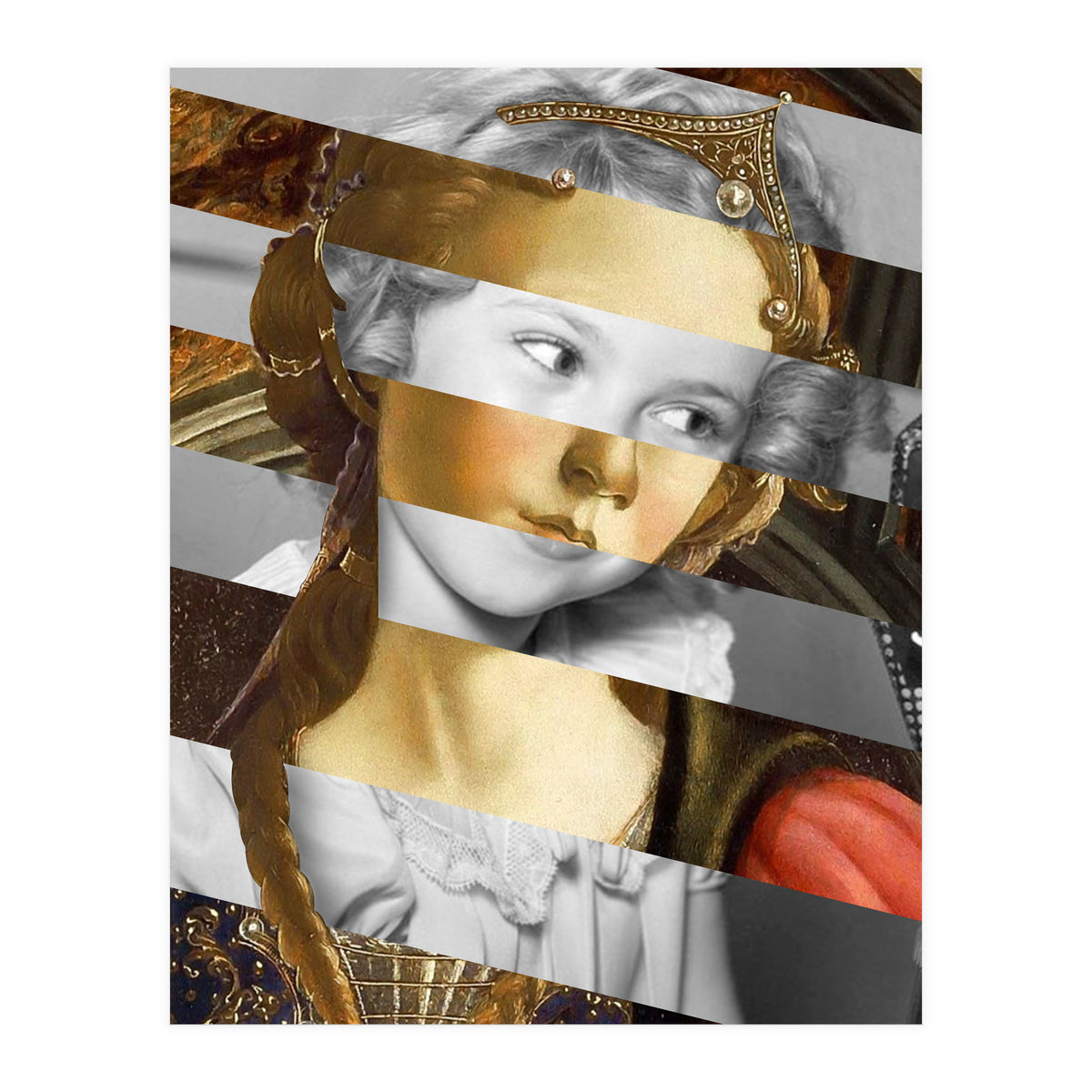 Botticelli's Fortitude & Shirley Temple (Print Only)